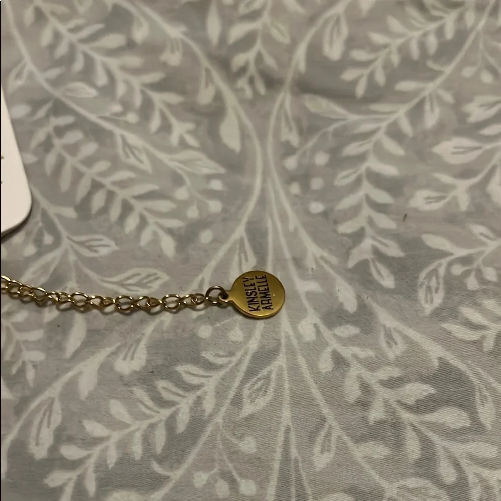 Kinsley Armelle Black and Gold Adjustable‎ Necklace